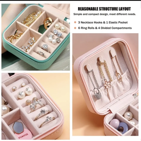 NEW‼️ Just In Small Travel Jewelry Box - Picture 3 of 6